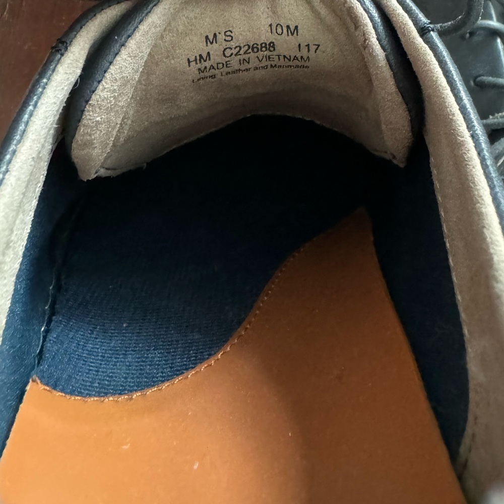 Cole Haan Blue Grand Crosscourt Leather Tennis Shoes. - Picture 6 of 7